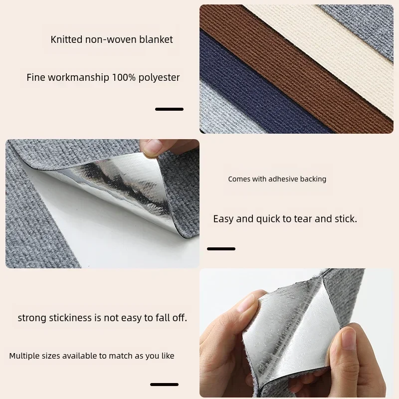 Samoprzylepny dywan dla kotów Scratch Board Wall Anti Cat Scratch Sofa Diy Cats Scratch Board Sofa Protection Paws Sharpen Trimmable 3