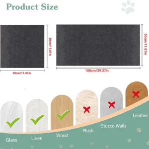 Mata do drapania dla kota Samoprzylepny dywan do przycinania Drapak dla kota Dywan do ochrony mebli przed zarysowaniem sofy 2 Mata do drapania dla kota Samoprzylepny dywan do przycinania Drapak dla kota Dywan do ochrony mebli przed zarysowaniem sofy 2