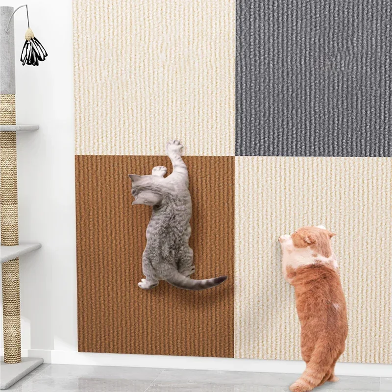 Samoprzylepny dywan dla kotów Scratch Board Wall Anti Cat Scratch Sofa Diy Cats Scratch Board Sofa Protection Paws Sharpen Trimmable 1